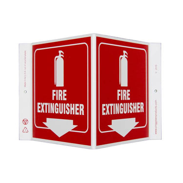 ZING Eco Safety V Sign, 7X12- Model 2516